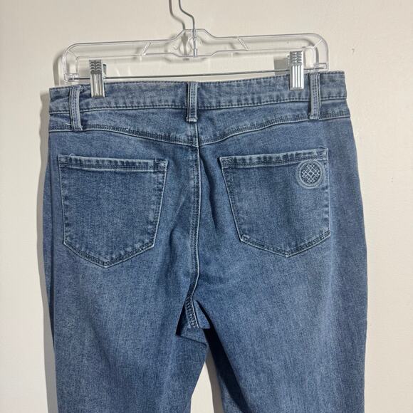 Laurie Felt Jean Women 8 Blue Boyfriend Style Cotton Minimal Modest Casual - Picture 4 of 12